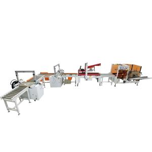 Wholesale Fully Automatic Carton Box Packing Machine With Carton Erector Sealer Conveyor from china suppliers