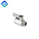 DN25 180C Small Ss Ball Valve 2 Inch Long Steel Handle M Thread