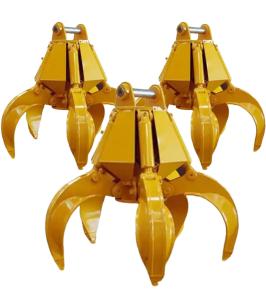 Wholesale Q690D Mechanical Orange Peel Grab For CAT VOLVO JCB Excavator from china suppliers