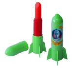 Rocket Shape Lipstick Fruit Lollipops Halal Assorted Flavor For Children