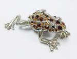 New Metal alloyed crystal Frog Jewelry trinket box Box for Jewerly gift set