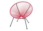 Garden Round Colorful Rattan Chairs Outdoor Stackable