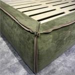 Luxury Double Modern Bedroom Furniture Sets frosted cloth King Size Bed Frame