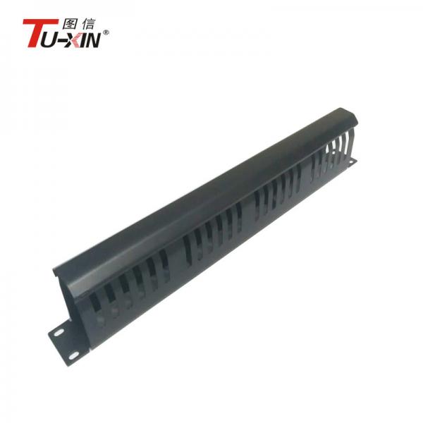 Quality 19 Inch Rack Accessories1U & 24 Port Rack Mount Ethernet Cable Management for sale