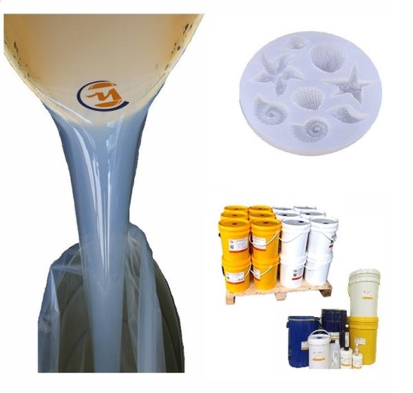 RTV2 Translucent Platinum Cured Liquid Silicone Rubber For Epoxy Resin Mold