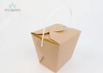 Food Pails Paper Takeaway Boxes Recyclable To Go Containers Water Resistant