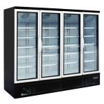 Frost-Free Upright Freezer Manufacturer With Frameless Triple-Glazed Anti-Fog