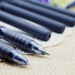 Gel pen,Promotional gel-ink pen with cap,black rubber gel-ink pen,