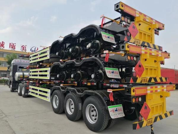 ABS Anti-lock Braking System Flatbed Semi Trailer for Heavy Duty Cargo