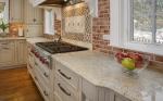 Bianco Romano Stone Slab Granite Countertops Pricing Polished Flamed Finished in