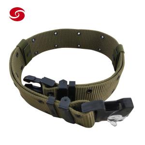 Wholesale Olive Green Nylon Military Tactical Belt Army Webbing Belt With POM Buckle from china suppliers