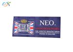 Rectangle Custom Clothing Tags Labels , Straight Cut Fabric Clothing Labels