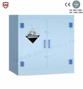 Wholesale White Safety Corrosive Storage Cabinet PP Plastic With Adjustable Shelves , 28gallon from china suppliers