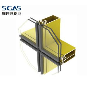 Wholesale Invisible Frame Aluminium Curtain Wall Glazing Aluminum Curtain Wall Facade from china suppliers