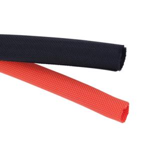 Wholesale Good Scalability PET Wrap Around Braided Cable Sleeving Self Extinguish from china suppliers