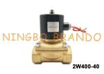 1-1/2" UNI-D Type UW-40 2W400-40 Brass Flow Control Solenoid Valve For Water Gas