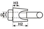 DR-Z0010 DIN741 Wire Rope Cable Clip Clamp Galvanized Stainless Rope Clamp
