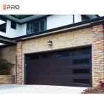 Electric Roll Up Glass Garage Doors Security Horizontal Sliding