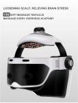 3 Intensity Levels Scalp Massager Helmet Air Pressure Best Helmet Head Massager