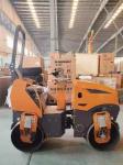 1.5 Ton Vibratory Road Roller ST1500 Double Drum with 8.1kw Diesel Engine