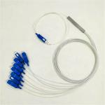 1x8 Type GPON Fiber Splitter , Steel Pipe Type UPC Splitter High Reliability