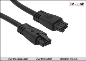 Wholesale Molex 4.2mm pitch 8 pole custom cable assemby with black PVC Jacket from china suppliers