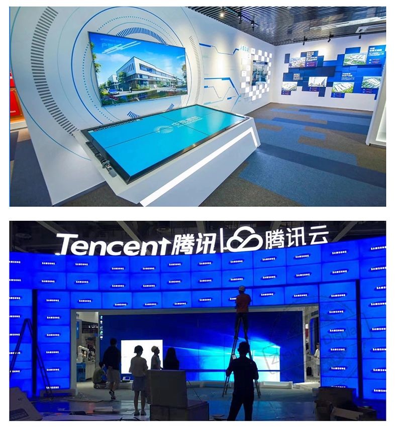 65inch 3.5mm bezel LCD Screen LED Back Light Panel Type 1920x1080 FHD 4x4 Video Wall for Outdoor Advertising