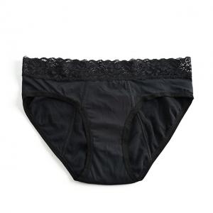 Sexy beautiful lace Absorbent 4 Layers Leak Proof Mid Waist Period Menstrual Underwear lingerie women's panties