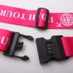 Adjustable Luggage Straps Personalized , Lockable Luggage Straps For Suitcases