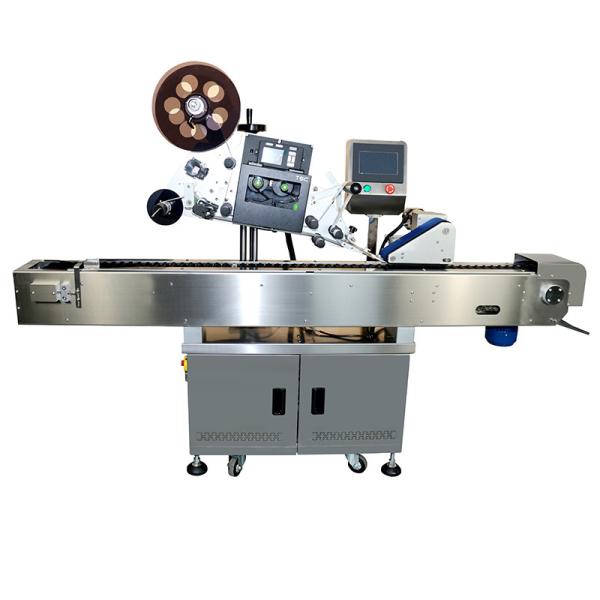 PLC Controlled Label Applicator for Cylinder Products in Chemical Manufacturing