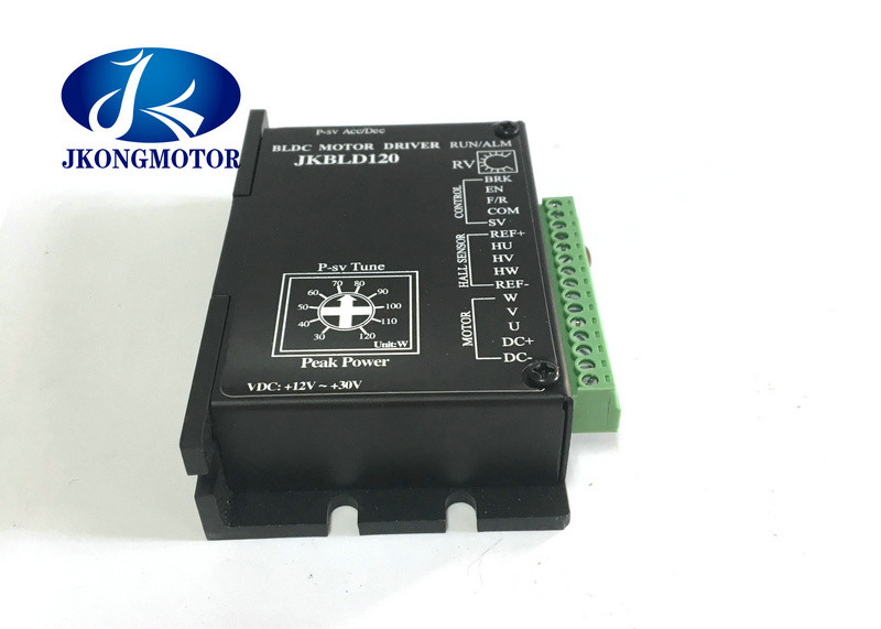 JKBLD120 Nema23 / Nema 17 Motor Driver Three Phase 100W 24VDC 0A-8A