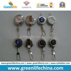 Wholesale Custom ID Retractable Metal Badge Reel W/Printing from china suppliers