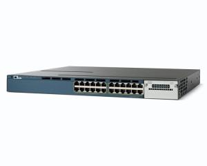 Wholesale IP Base Cisco Catalyst 3650 Switch WS-C3560X-24P-S 3560X Rackmount 88 Gbps from china suppliers