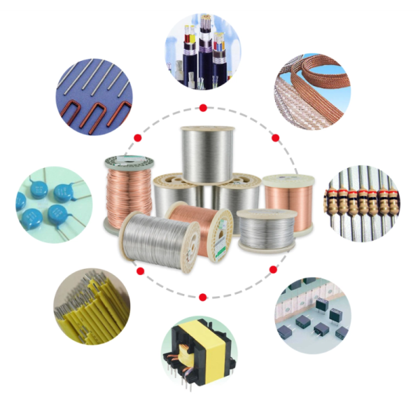 0.12 - 2.0mm Tin Plated Copper Wire Tinned Copper Wire For Industry Cable