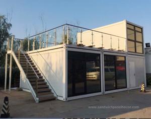 Wholesale New Style Sandwich Panel Tempory Container Building for Office from china suppliers