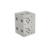 Precision CNC Aluminum Alloy Stainless Steel Valve Block with Ce Tolerance /-0