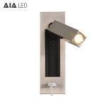 Modern led bed head reading light/wall reading light hotel/usb led reading lamp