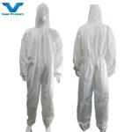 Stretch-Able Durable Protective Clothing En1149 Microporous Coveralls for Waist