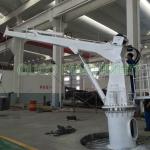 Yacht 2t 10m Telescopic Boom Hydraulic Deck Crane