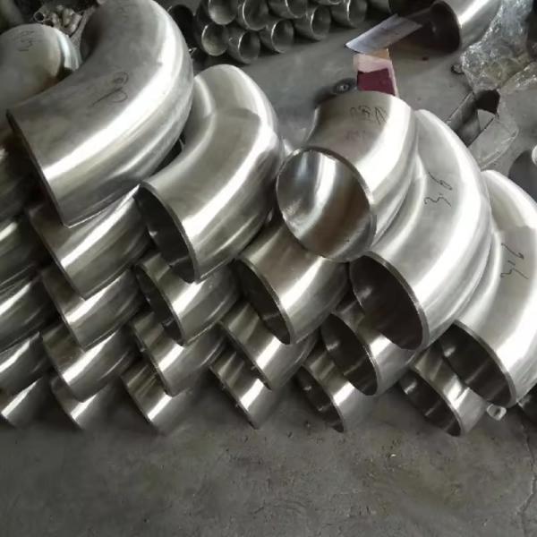 Ss304 Flexible 90 Degree Elbow Stainless Steel Pipe Fittings Round Section