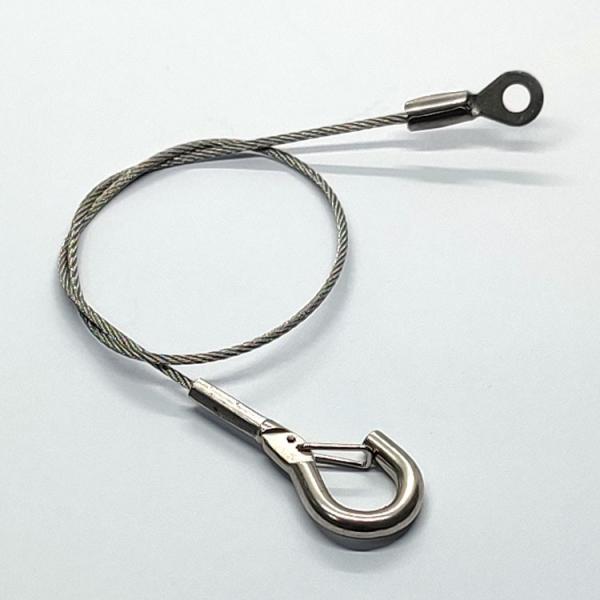 High Quality Galvanized Stainless Steel Wire Rope Assembly With Stainless Eyelet