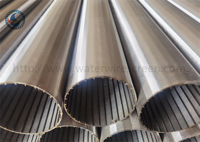 Stainless Wire Wraps 4 Inch Well Screen Filter Pipes Reduce Energy Consumption