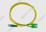 50/125 Duplex LC APC To SC APC Fiber Optic Jumper Cable Single Mode