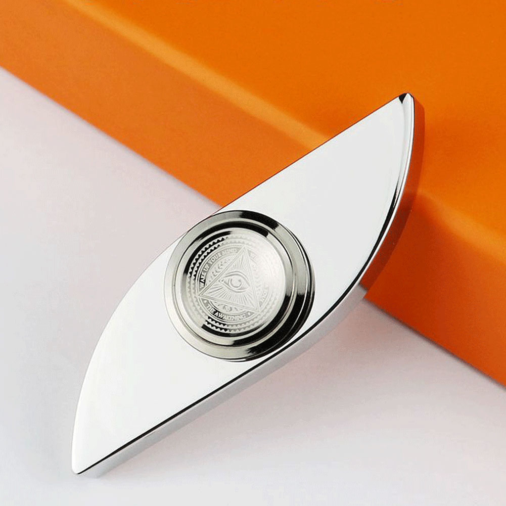 Gender-Neutral Metal Sensory Fidget Spinner Toy Perfect for Anxiety and Stress Relief