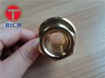 Brass C1100 Copper Bronze Cnc Lathe Turning Parts Threading M12 M10