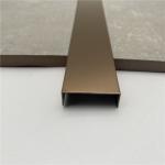 Furniture Mirror Trim Stainless Steel U Shape Profile Metal Tile Edge Trim