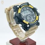 Battery Powered Digital Sport Watch With Silicone Strap 3ATM Waterproof