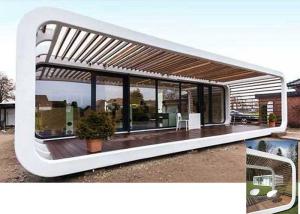 Wholesale Aluminum Sliding Doors Prefab Cabin Prefabricated Bungalow Prefab Garden Studio Steel Frame Prefab Modular Homes from china suppliers