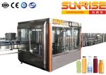 Fruit Juice Hot Liquid Filling Machine , Glass Bottle Juice Filling Machine