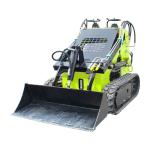 EPA Certified Farm Construction Mini Skid Steer Loader with High Operating